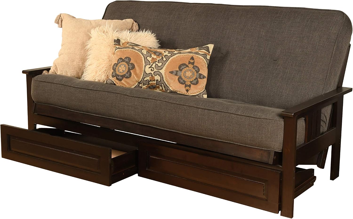 Kodiak Futons Monterey Futon Frame, No Drawers, Barbados