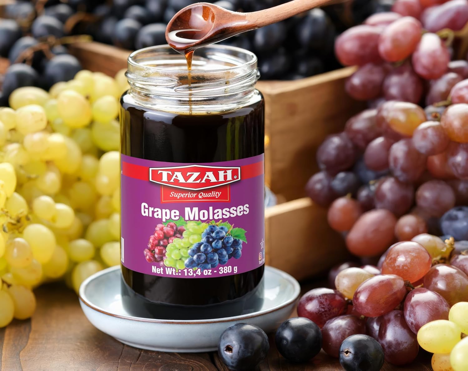 Tazah Grape Molasses 16 Oz - 453g