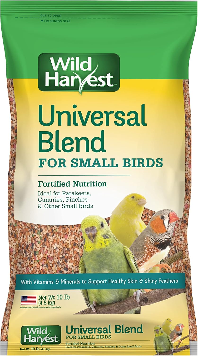 Wild Harvest Universal Blend For Small Birds 3 Pounds, Foritified Nutrition