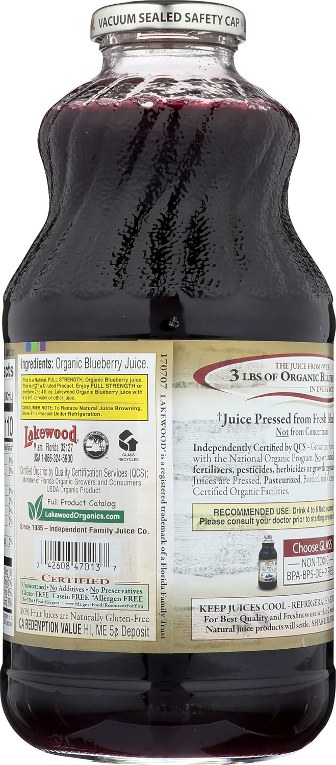 Lakewood Organic Black Cherry Concentrate Juice, 12.5 Ounce (Pack of 6)