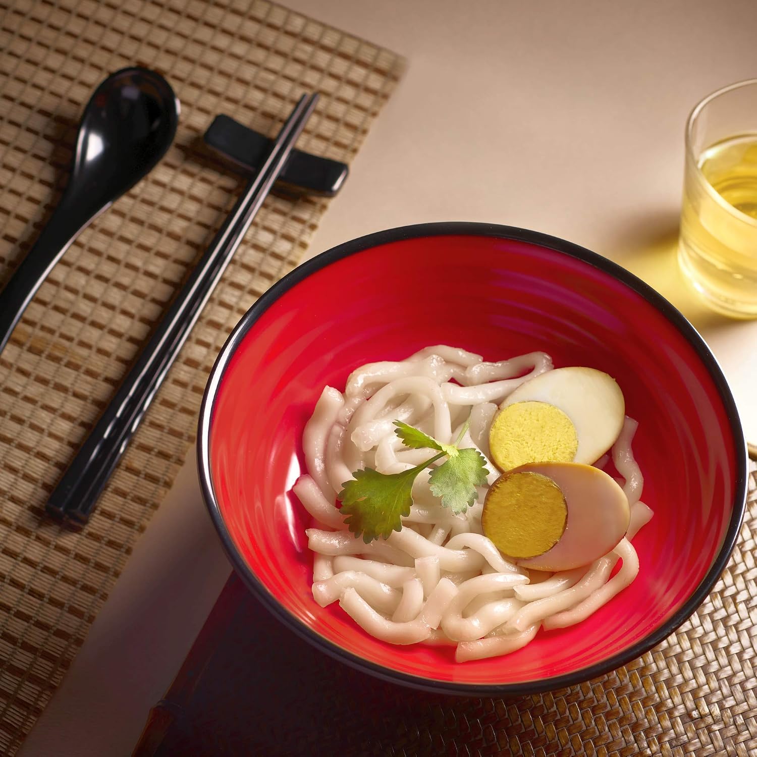 Unbreakable Ramen Bowl Set with Chopsticks and Spoon: 2 large Japanese Style Melamine Ramen Bowls