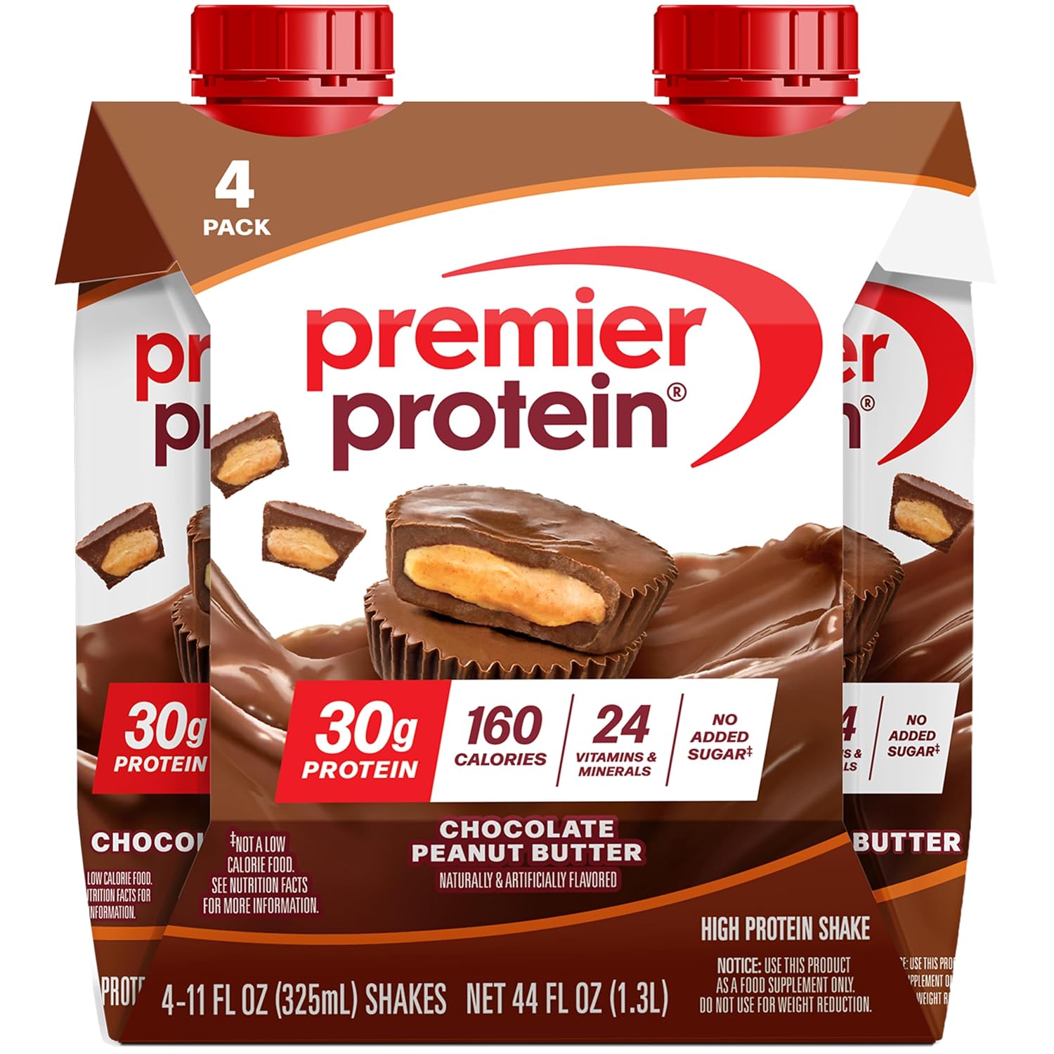 Premier Protein 30g High Protein Shake, Vanilla, 12 Pack | 160 Calories, 24 Vitamins & Minerals, No Added Sugar, Supports Muscle Health, Gluten-Free, 11 oz