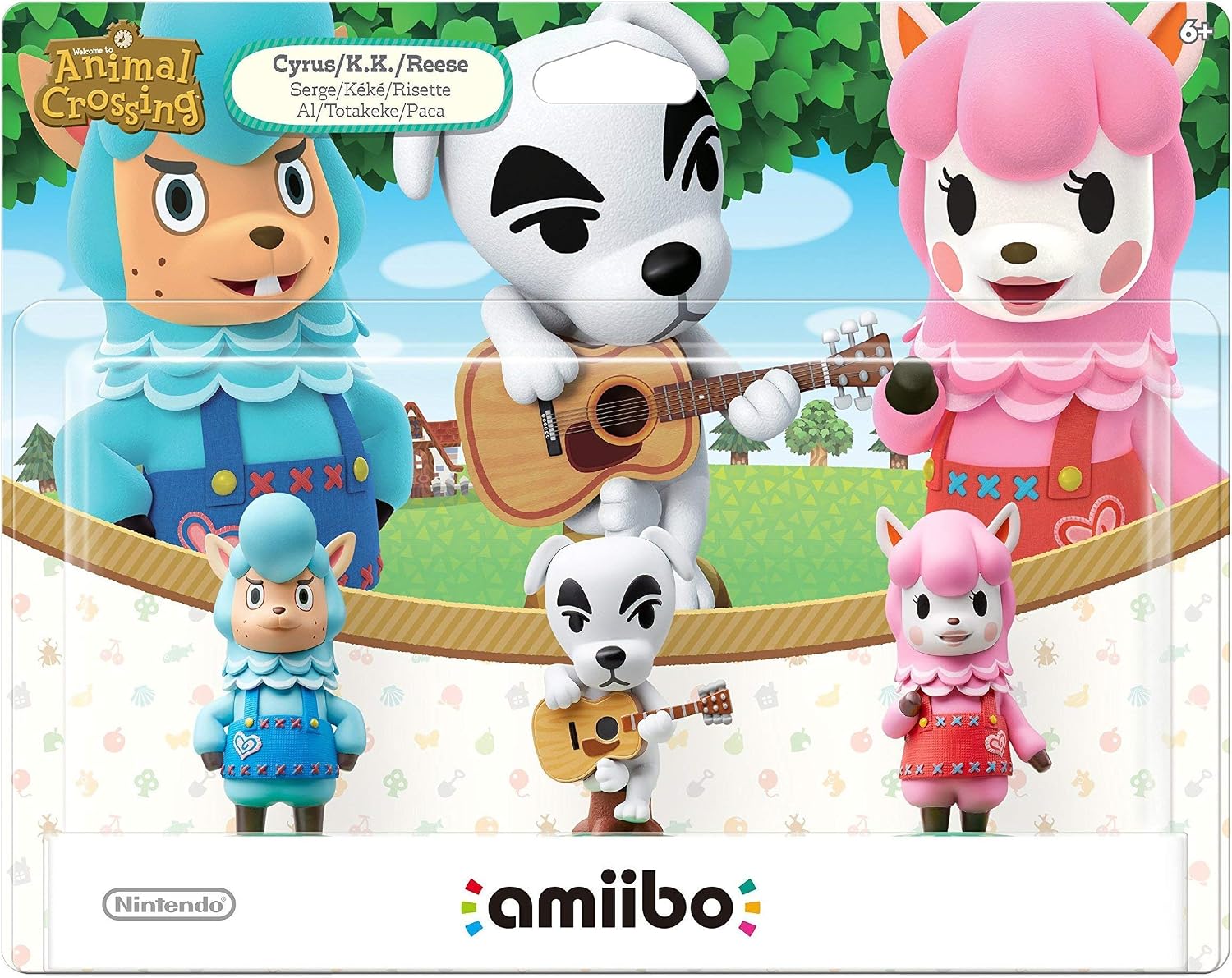 Animal Crossing Series 3-Pack Amiibo (Animal Crossing Series) - Mr. Resetti - Kapp'n Amiibo Bundle for Nintendo Switch - 3DS - Wii U (Bulk Packaging)