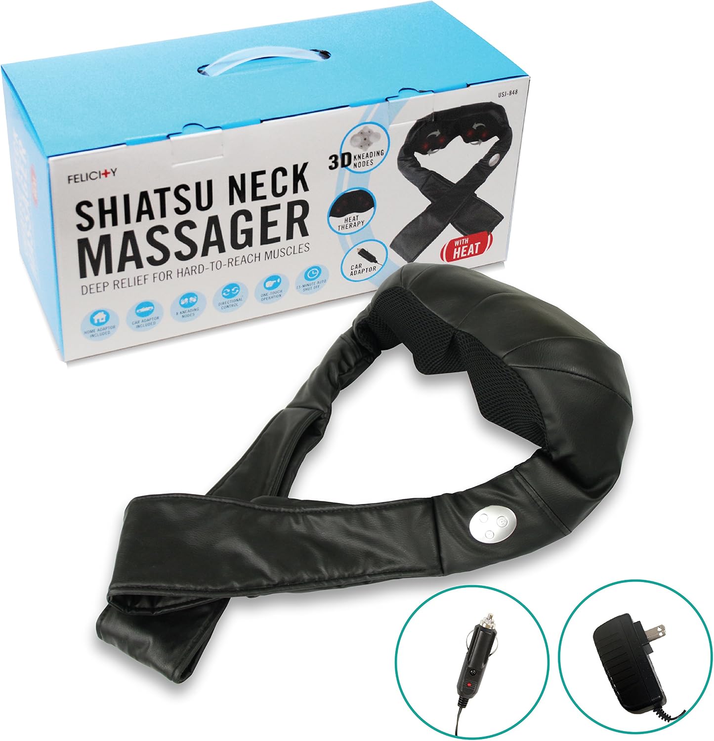 Tapping Pro - Handheld Deep Tissue Back, Neck, Shoulder, Leg, Calf Muscle Massager with Extension Handle - FSA HSA Eligible