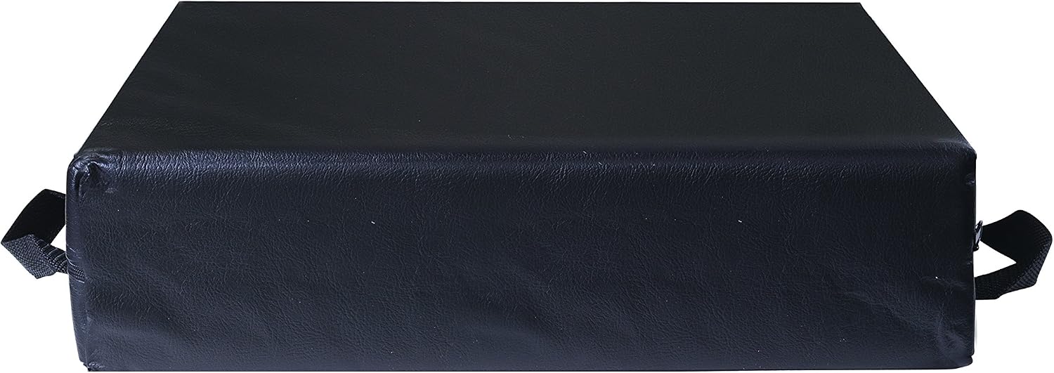 DMI Comfort Seat Cushion for Soft and Firm Support on Wheelchairs, Office Chairs, Dining Chairs and Stadium Seats, Standard Foam, 16 x 16 x 4, Black