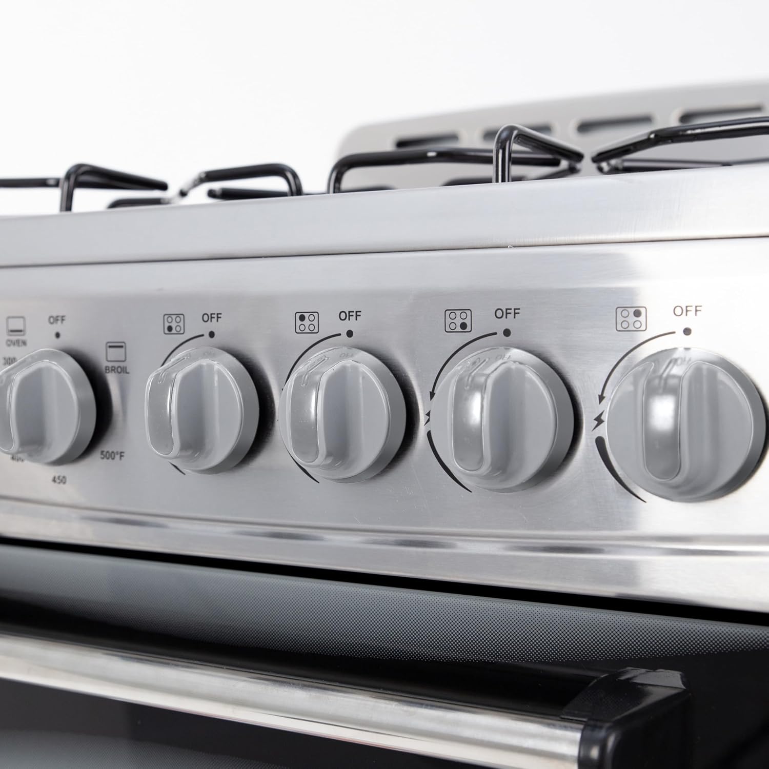 Avanti Compact Gas Range Oven, 4 Sealed Burners, 20-Inch, Stainless Steel | Avanti Compact Gas Range Oven, Freestanding with 4 Sealed Burners, Broiler with Pan, Storage Drawer, 20-Inch, Stainless Steel