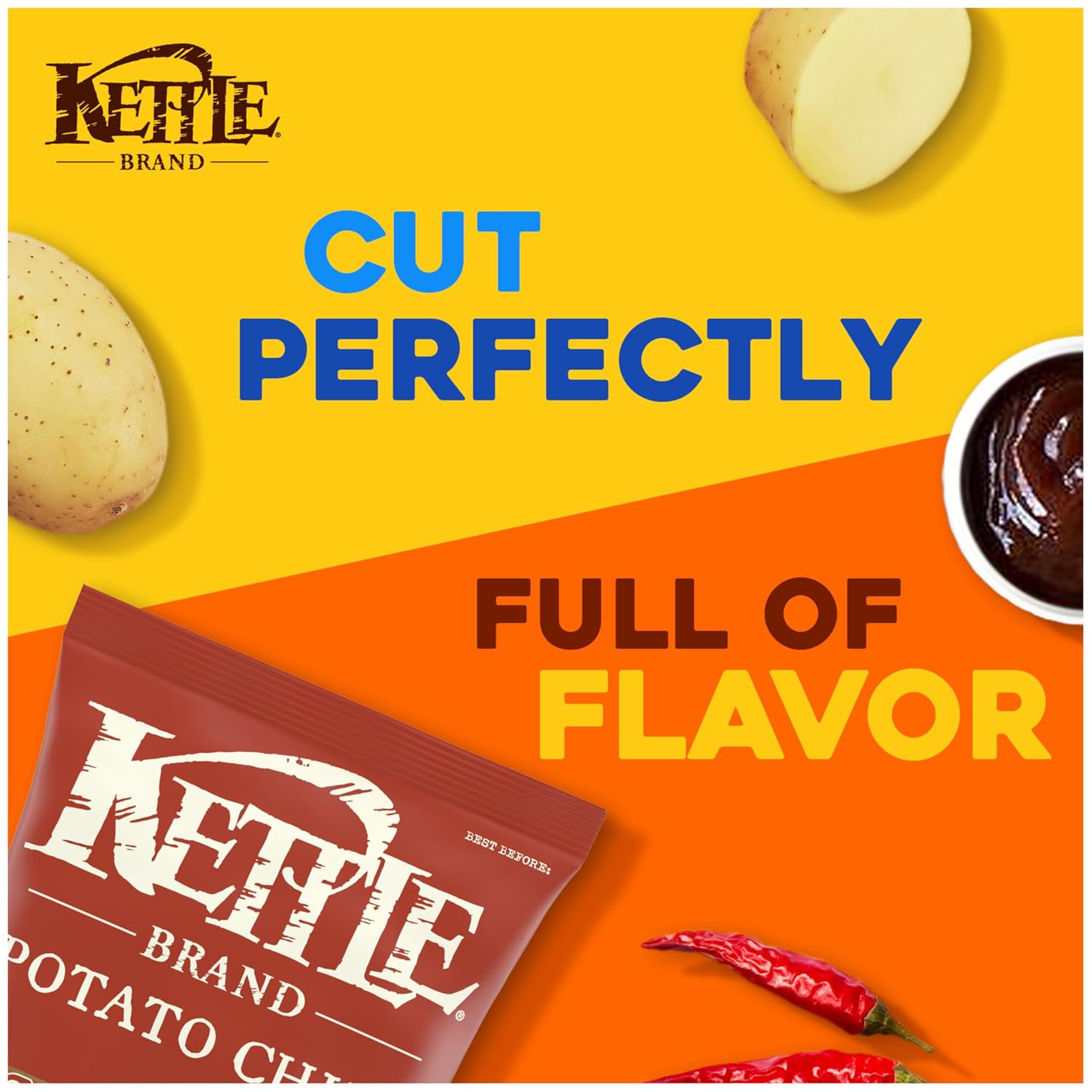 Kettle Foods Chip Potato Nat Jalapeno, 5 oz