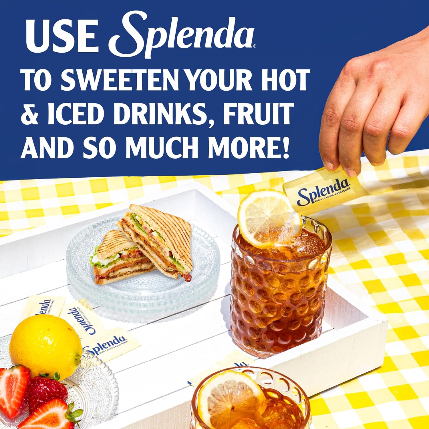 SPLENDA Zero Calorie Sweetener, 700 Count Packets