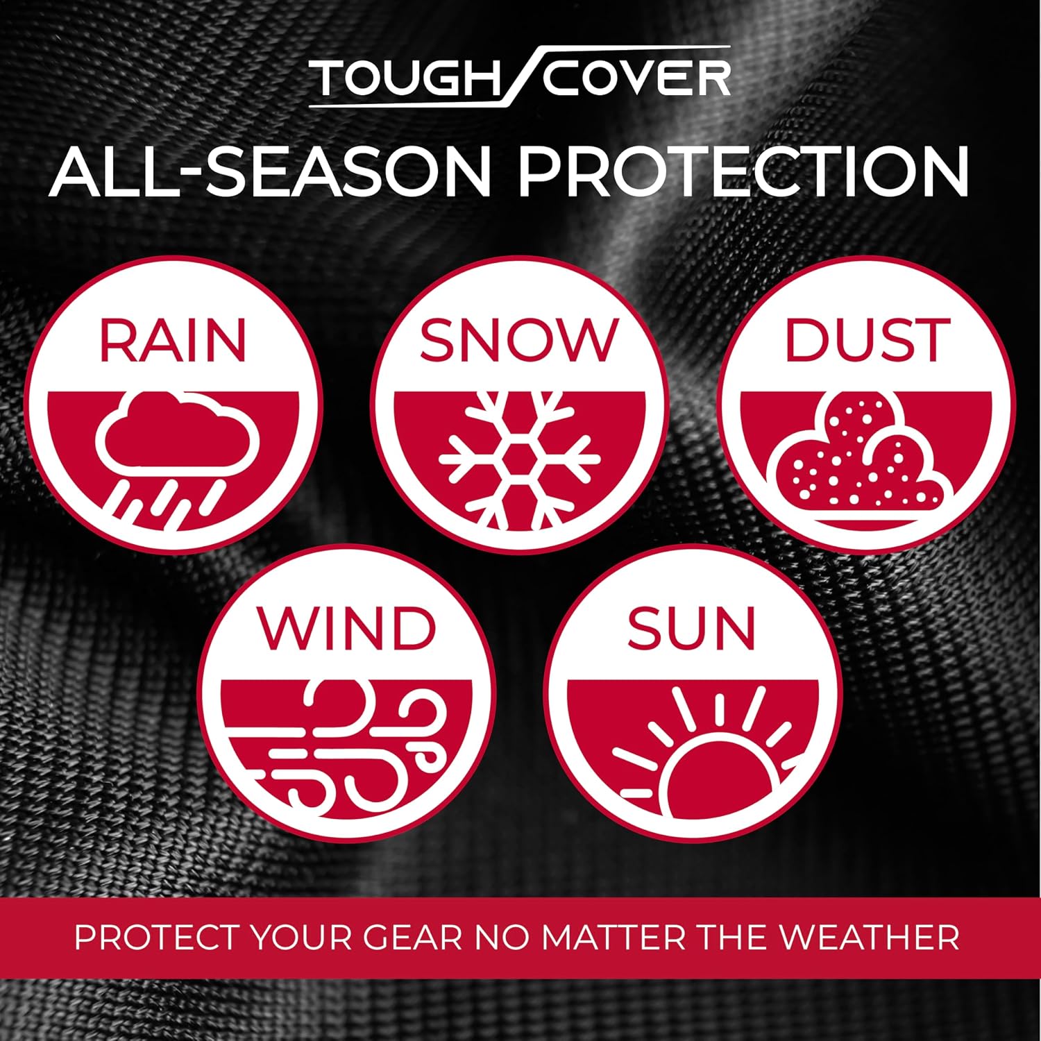600D Riding Lawn Mower Cover - Up to 54 in Deck, Black - Waterproof Protection for Zero Turn Mower - UV & Dust Shield for Lawn Tractor - Compact Storage for Tractor Accessories
