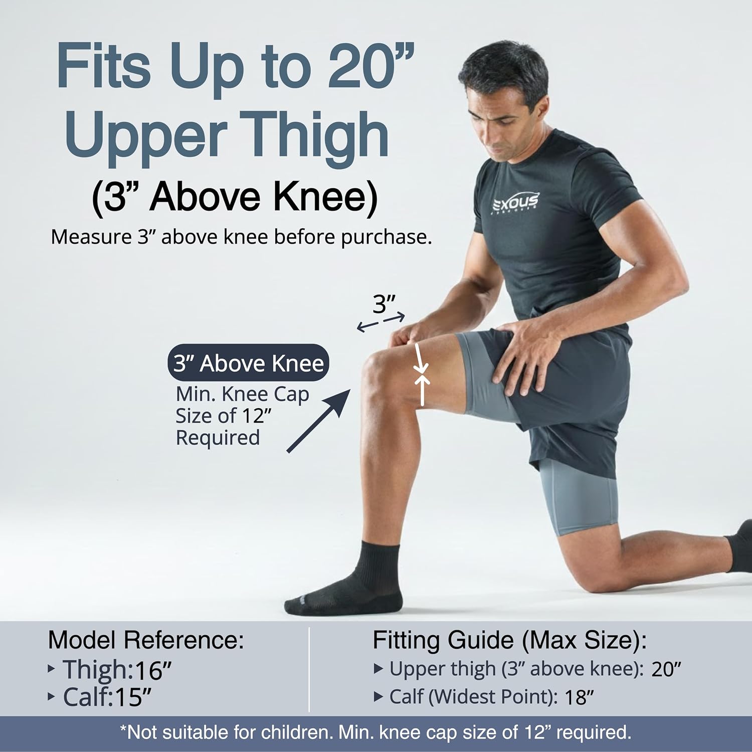 Knee Brace for Men & Women with Patented 4-Way Adjustable Support | Wraparound knee support, dual side stabilizers for patella, Meniscus