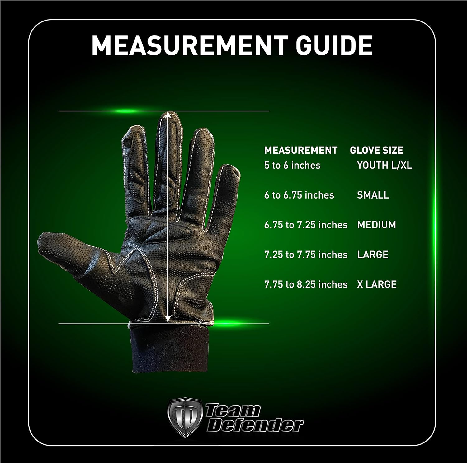Team Defender Pro Series Padded TD Baseball Glove | Glove Protects Thumb | Rigid Rubber Thumb Mold Prevents Hyperextension, Hand Injuries