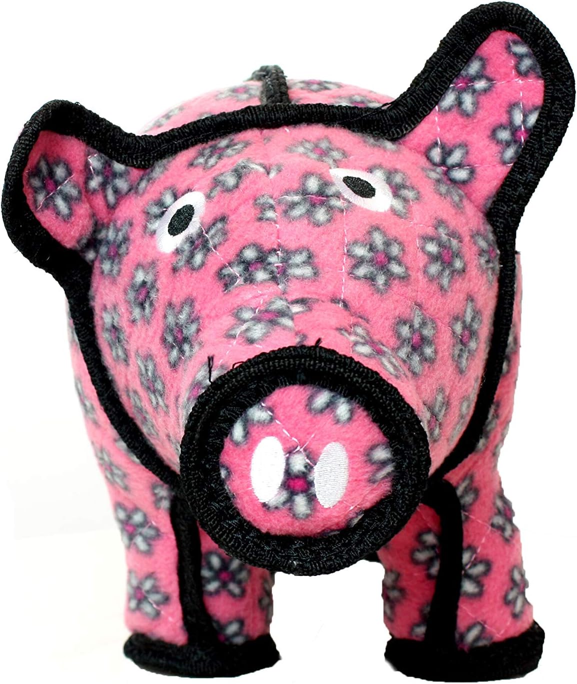 TUFFY® : Cow Dog Toy: Ultra Durable Plush Toy with Multiple Layers & Reinforced Seams, Washable and Floats, Original Construction
