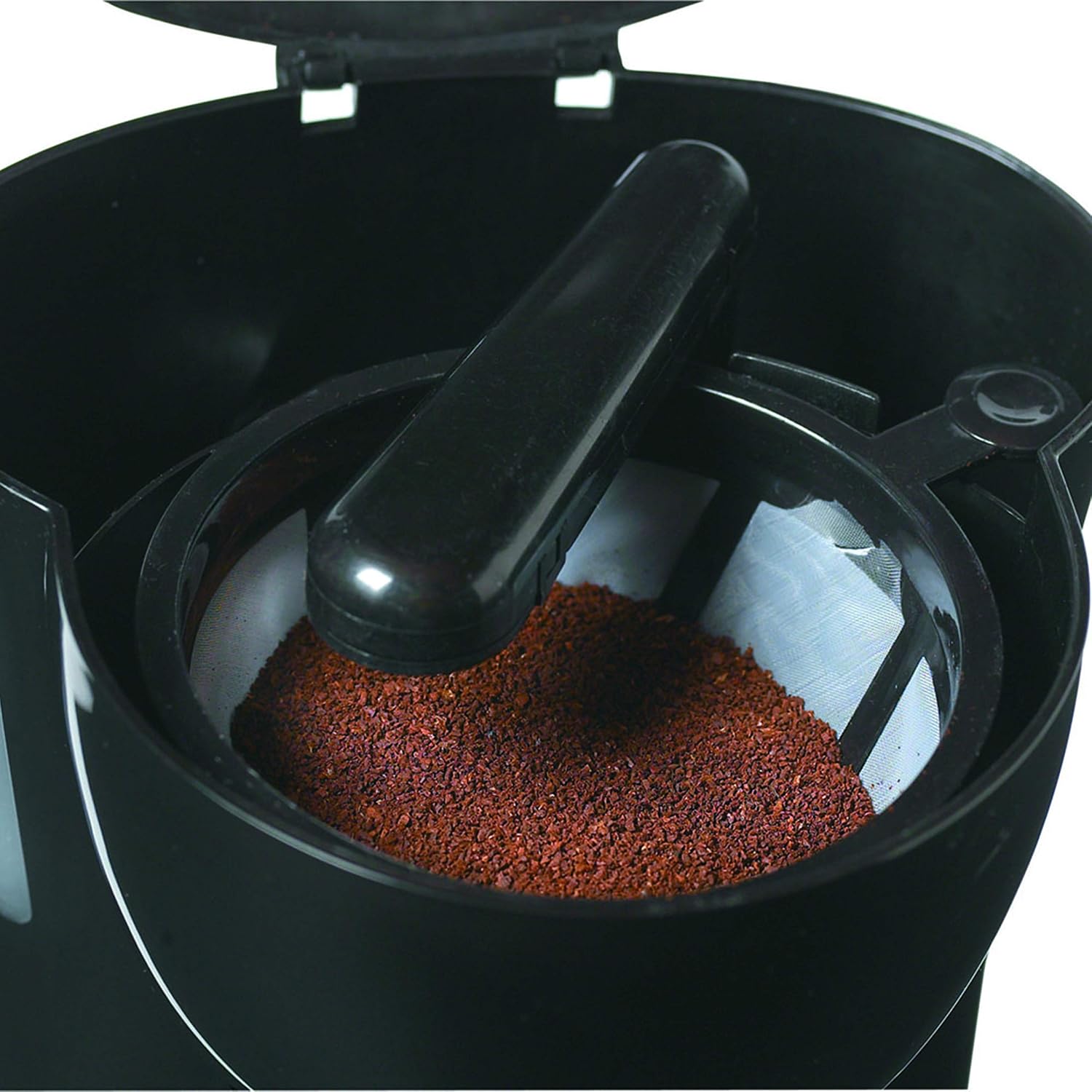 Salton 1 Cup Mini Compact Drip Coffee Maker with Reusable Mesh Filter for Coffee Grounds