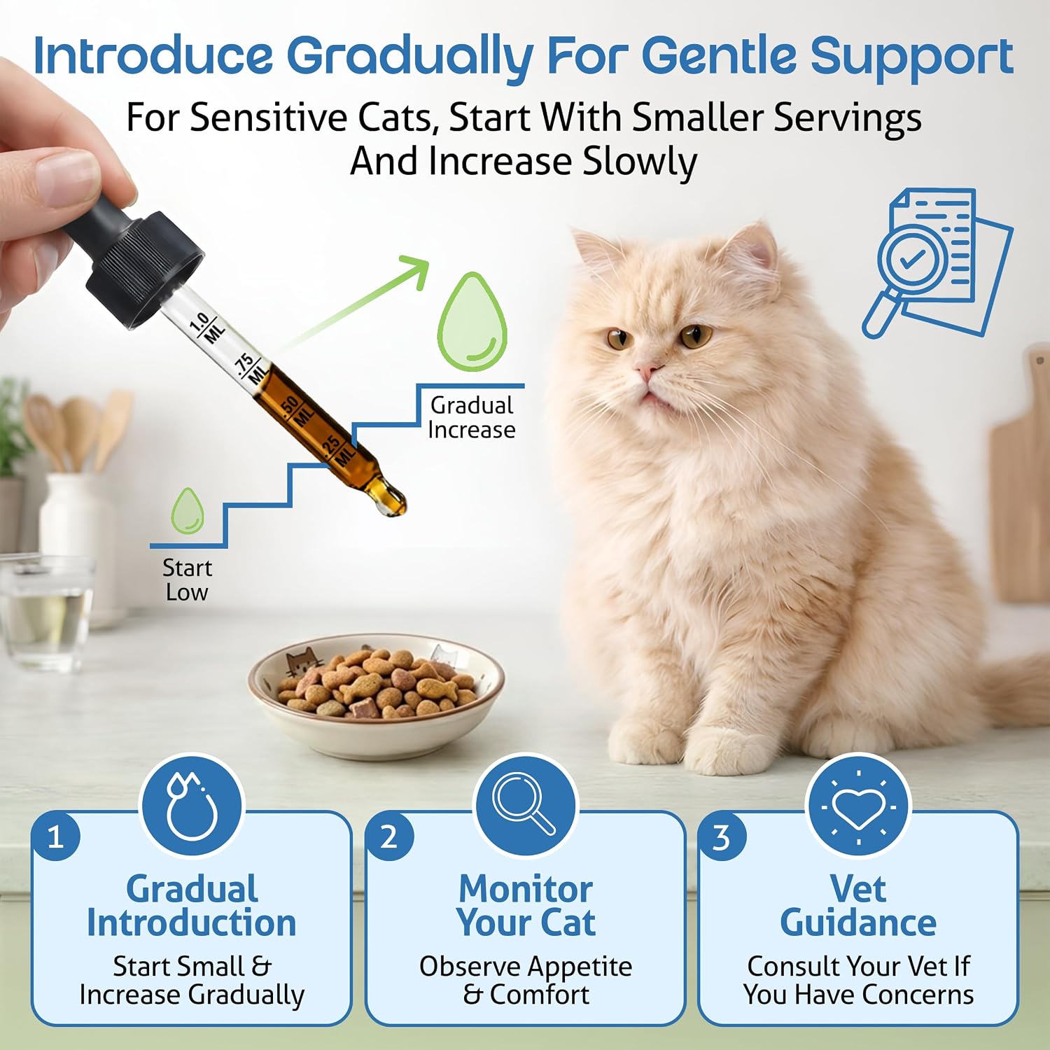 Pet Wellbeing Kidney Support Gold for Cats - Supports Normal Kidney Function & Detox, Healthy Hydration & Energy with Rehmannia & Dong Quai - NASC Certified & Vet-Formulated - 2oz Liquid Formula | NASC Certified & Vet-Formulated Liquid Kidney Support Sup…