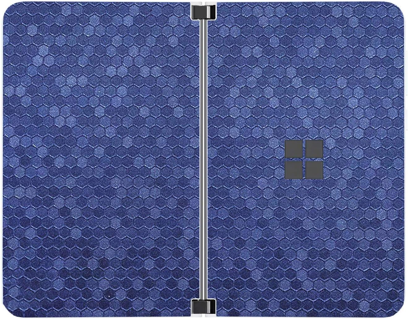 SopiGuard Sticker for Surface Duo Phone Edge-to-Edge Precision Vinyl Skin Wrap (Leather Textured)