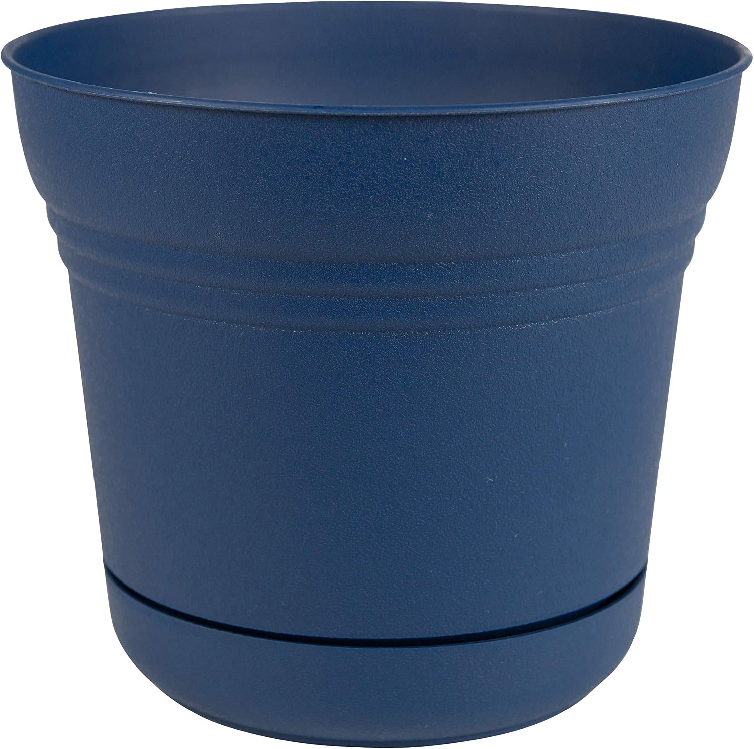 Bloem Saturn Planter with Saucer, 10", Calypso (SP1027)
