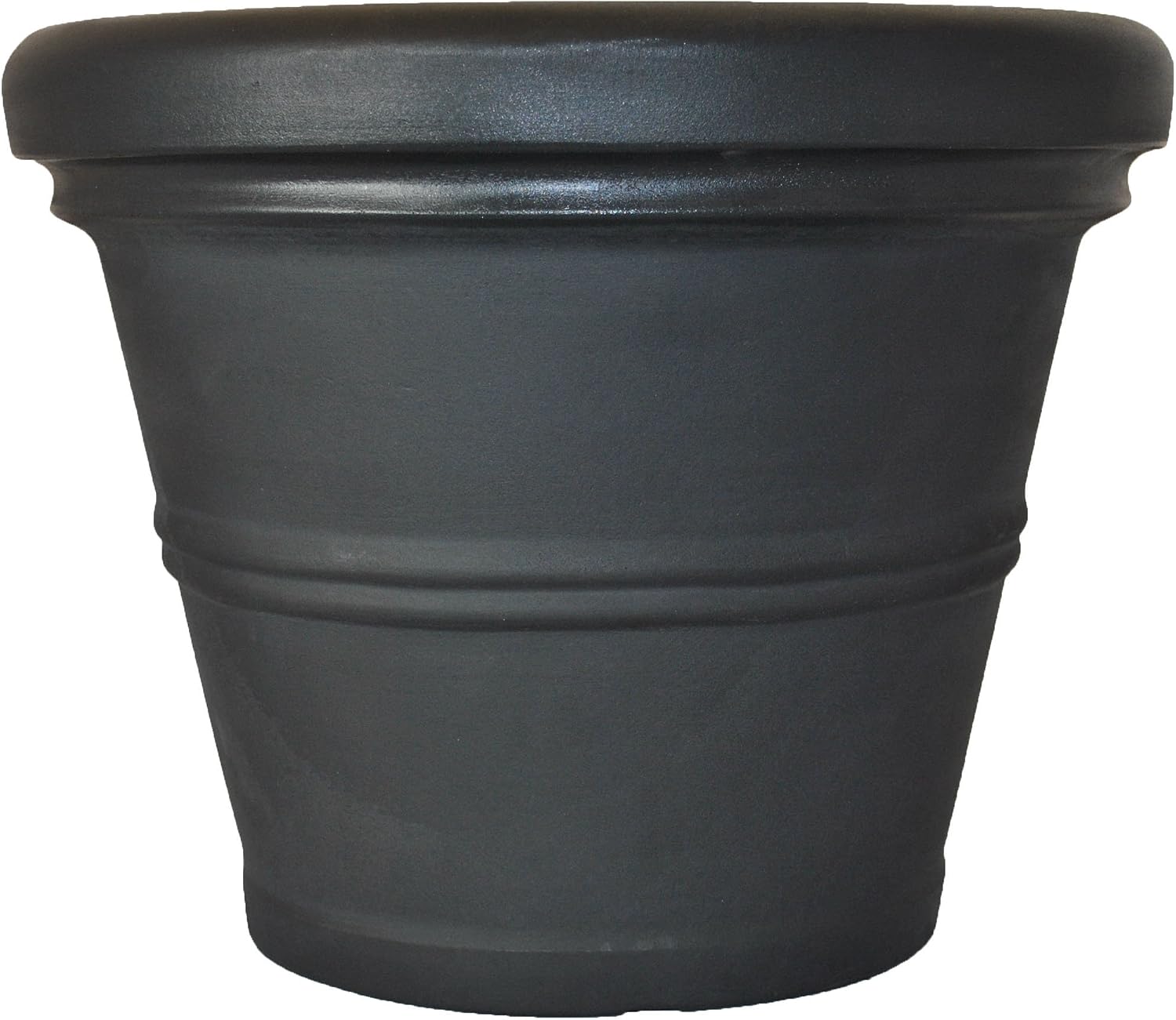 Tusco Products T30 Rolled Rim Pot, Round, Terra Cotta, 30-Inch