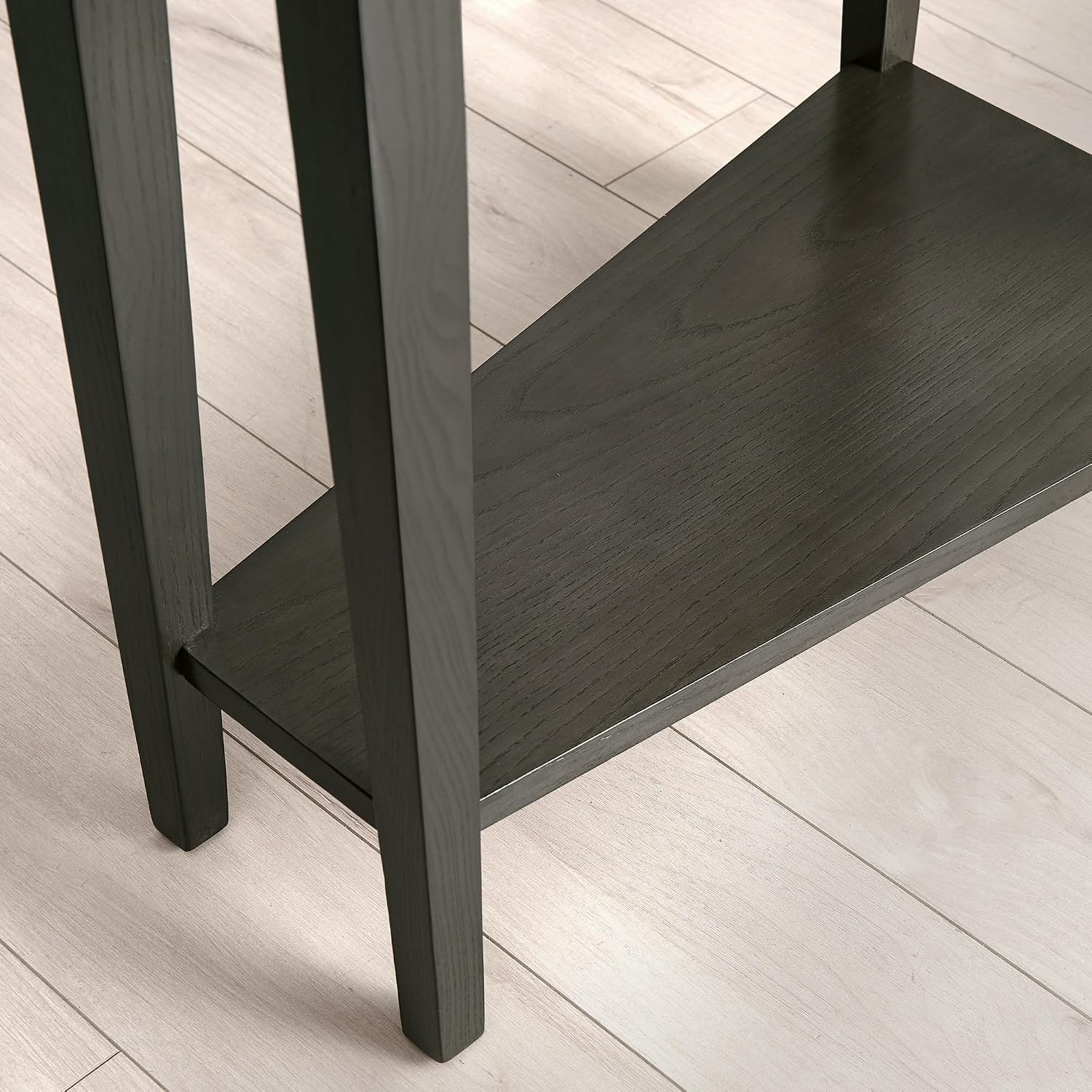 Leick Home Delton Wedge End Table, 17", Sienna