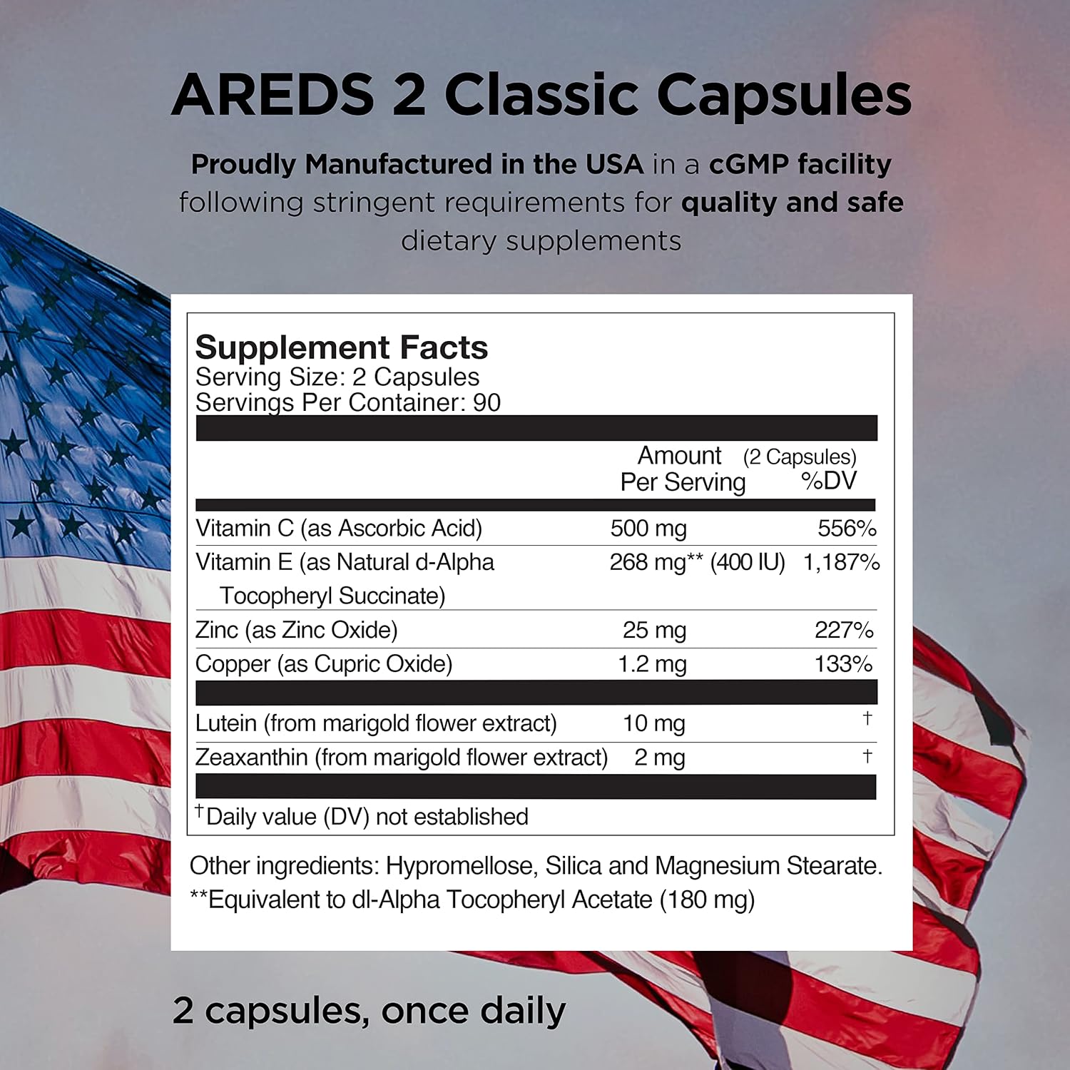 Viteyes AREDS 2 Capsules and Multivitamin AREDS 2 Companion, Single Daily Dose Eye Vitamins, 3 Month Supply