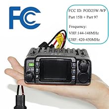 FCC Certified: Part 15B + Part 97