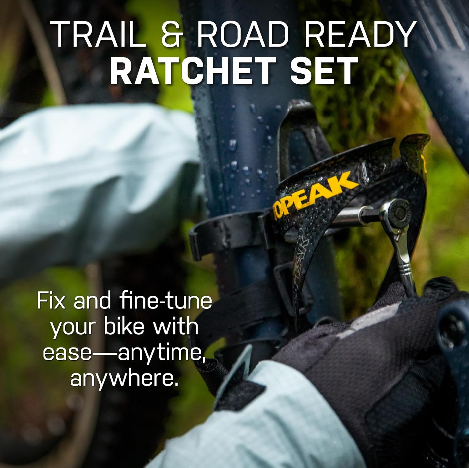 Topeak Ratchet Rocket Lite DX Bike Repair and Maintenance Tool, 16 Functions, Includes Nylon Bag, Black | bike-multifunction-tools
