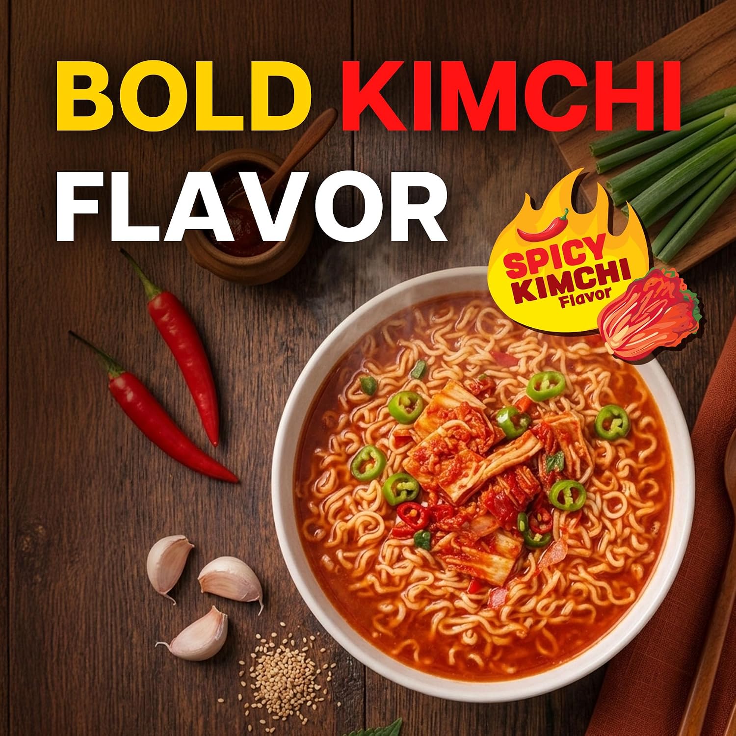 Nongshim HOT & SPICY Noodle Soup, 3.03 Ounce (Pack of 1)