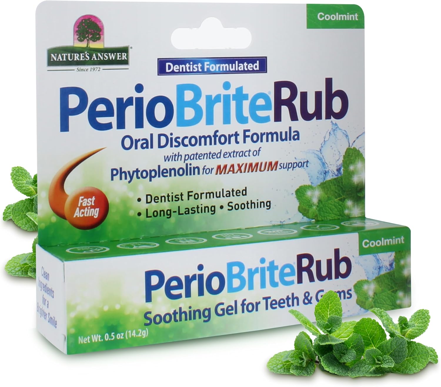 Nature's Answer Periorub Topical Rub, 0.5 oz (Pack of 3) | Dentist Formulated Soothing Gel for Teeth and Gums