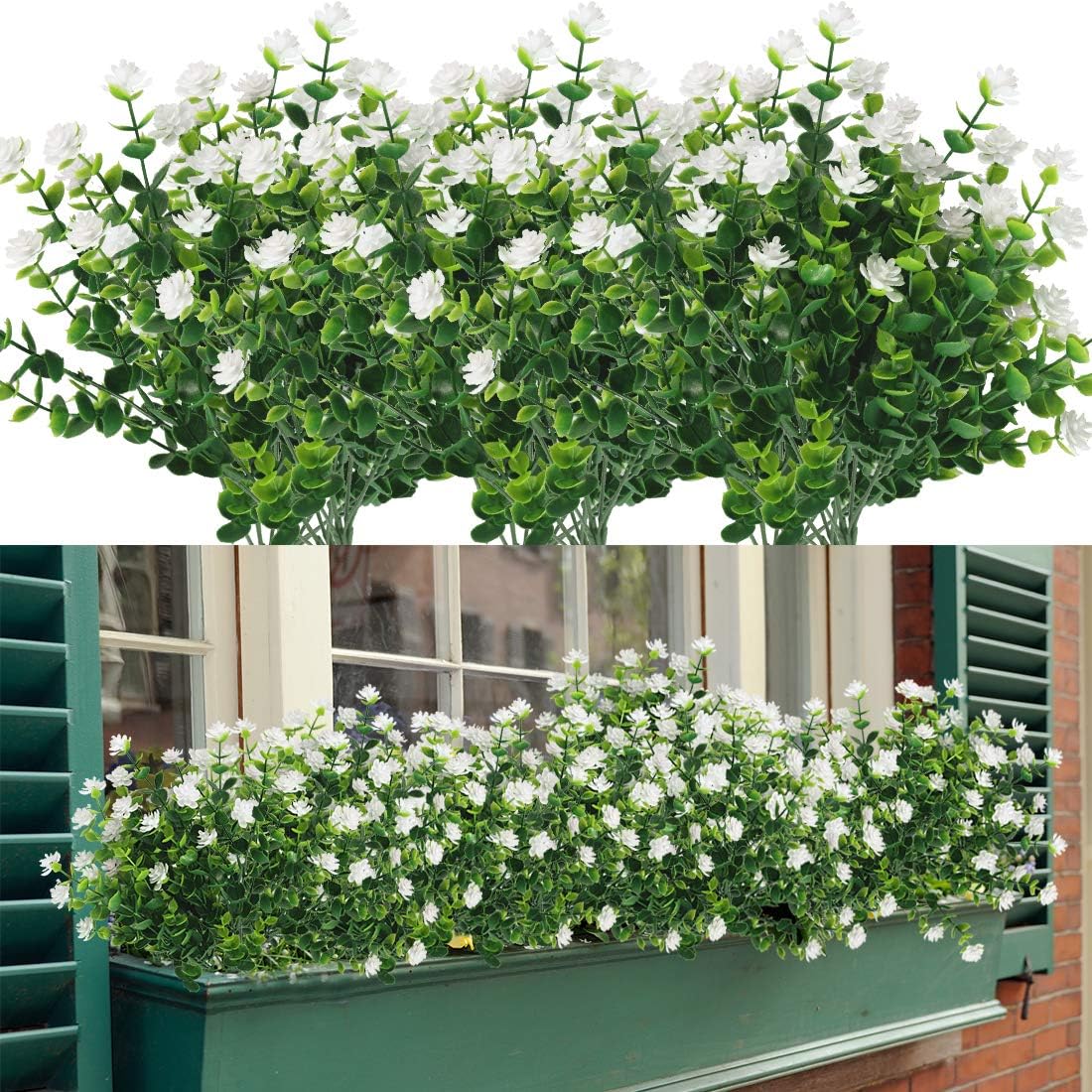 6 Bundles Artificial Flowers
