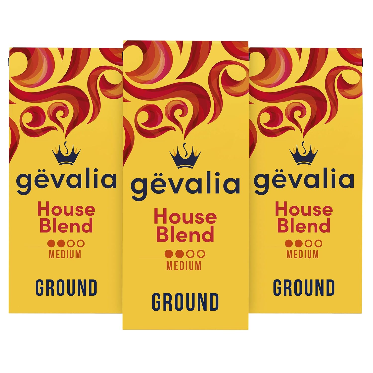 Gevalia Ground Coffee, French Roast Dark Roast, 12 oz Bag
