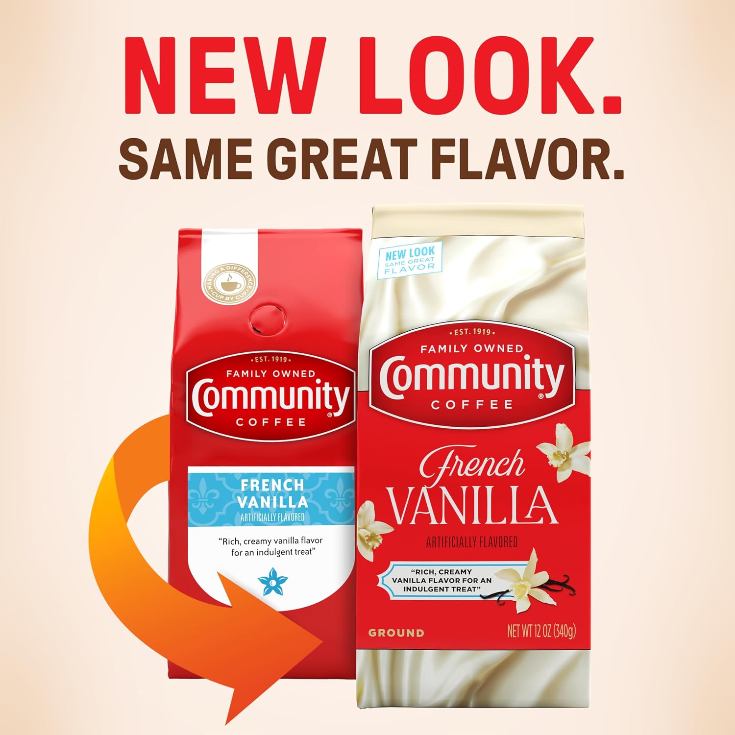 Community Coffee Caramel Cookie Butter Flavored 12 Ounces, Medium Roast Ground Coffee, 12 Ounce Bag (Pack of 1)