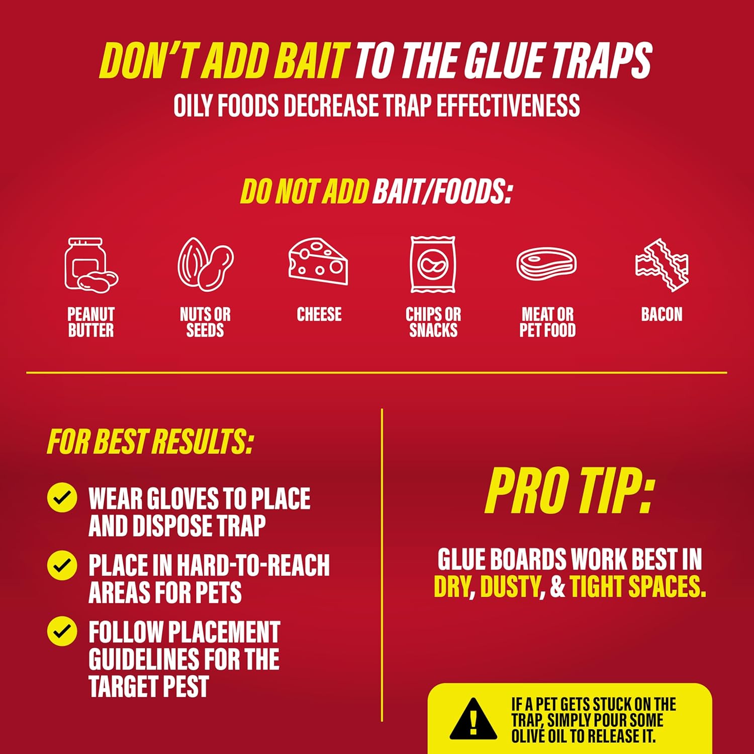 Catchmaster Roach Trap Glue Boards 6-Pk, Adhesive Bug Catcher, Insect & Roach Killer, Scorpion, Spider, Cricket, & Cockroach Traps for Home