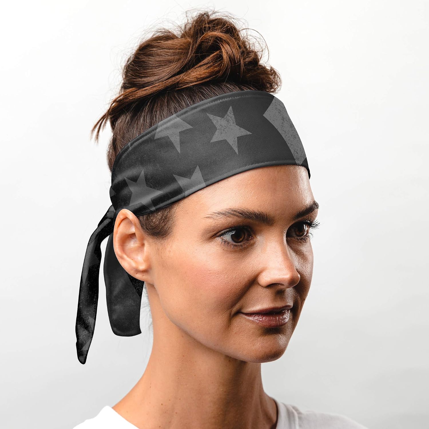 Suddora Country Flag Tie Headband with National Flag, Breathable Sweatband for National Sports Events, Non-Slip Fabric Sweatband for Soccer, Tennis