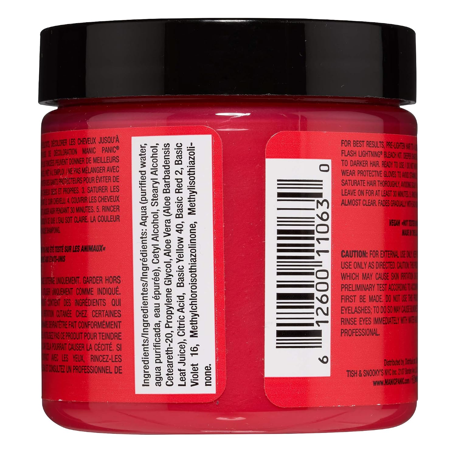 MANIC PANIC Classic Cotton Candy Pink Semi Permanent Hair Color - Bright Pink Hair Dye for Women & Men That Lasts 4-6 Weeks - Vegan, Ammonia & Cruelty-Free - Create & Mix Custom Shades (4oz / 2pk)