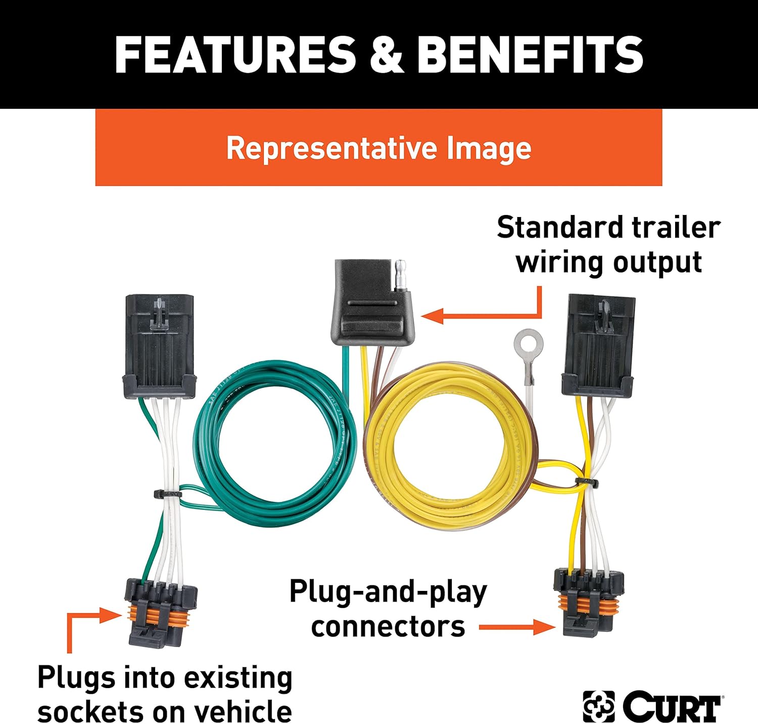 CURT Manufacturing 55540 T-Connector