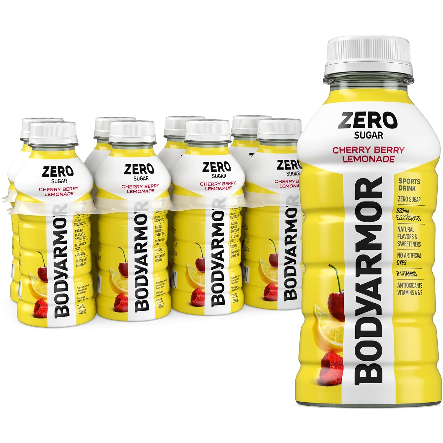 BODYARMOR LYTE Sports Drink, Peach Mango Electrolyte Drink, 12 Oz (8 Pk)