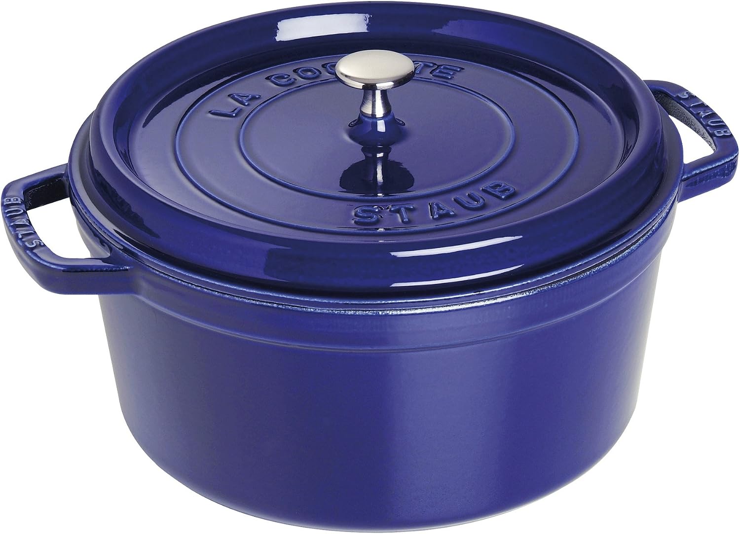 Staub Round Cocotte - 5.5Qt - Grenadine