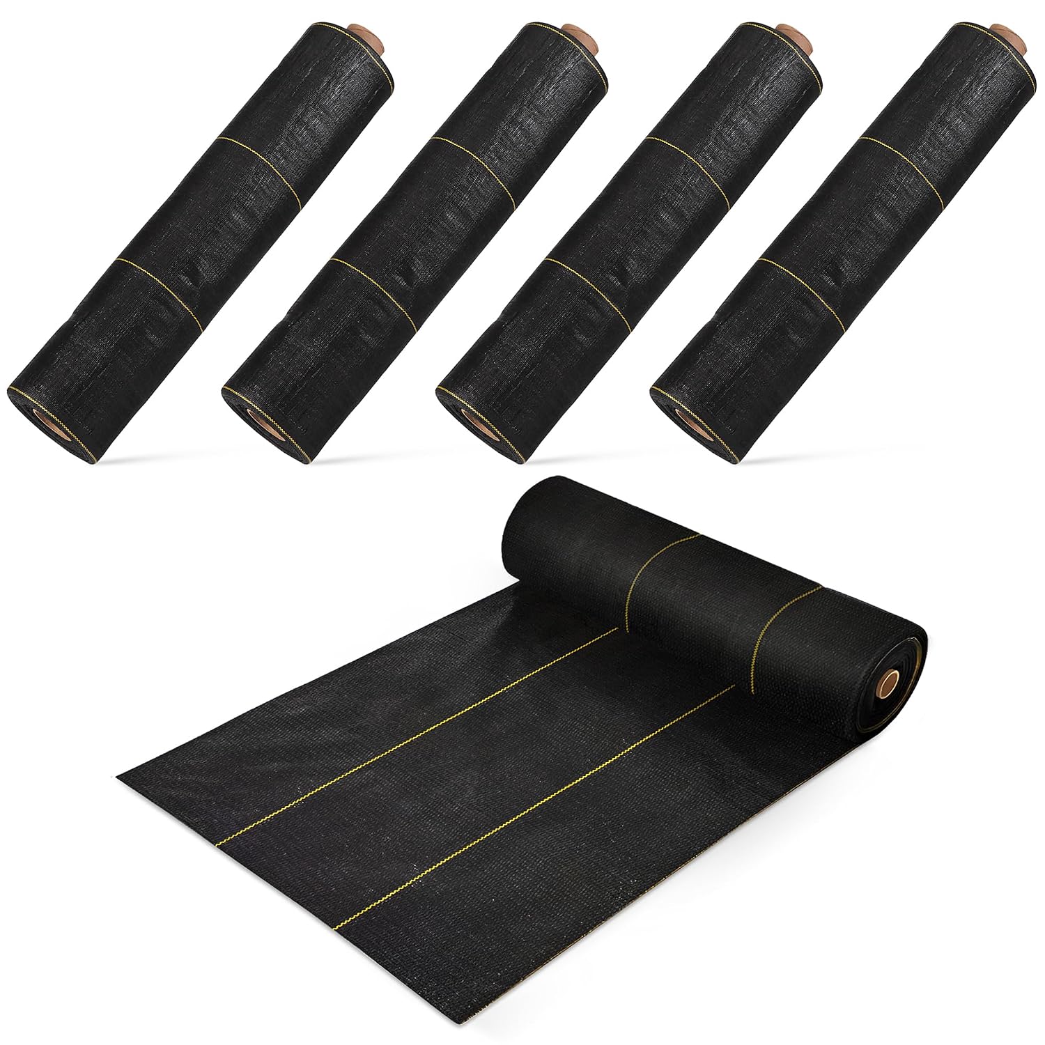 Dewitt Sunbelt Weed Barrier Fabric, 3.2 oz, 3 x 300 Feet – Heavy-Duty Ground Cover Mat for Greenhouse Floors, Garden Rows, Raised Beds, Grass and Yard Gardening, and Outdoor Landscape Protection | Ground Cover Mat for Greenhouse Floors, Garden Rows, Rais…