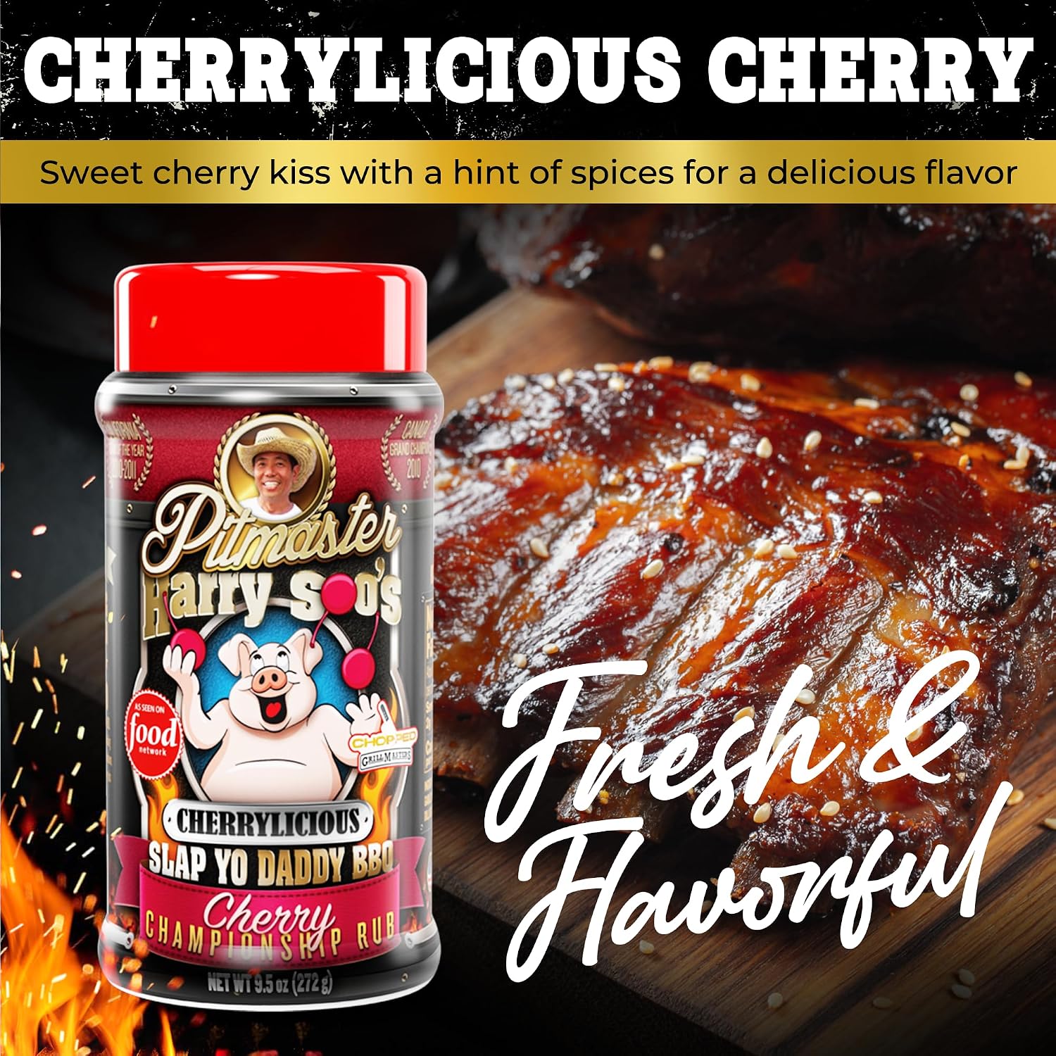 Slap Yo Daddy BBQ Rub Seasoning Jailbird Chicken - Award-Winning Poultry Seasoning Chicken Rub for Grilling and Smoking From Pitmaster Harry Soo - No MSG, Gluten-Free - 9.8 oz