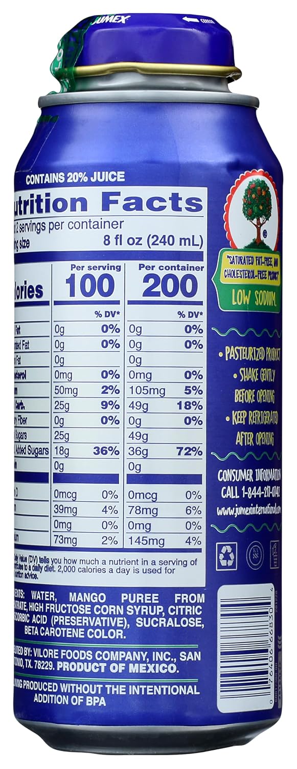 Jumex Bottle Can Mango Nectar 16.9 oz