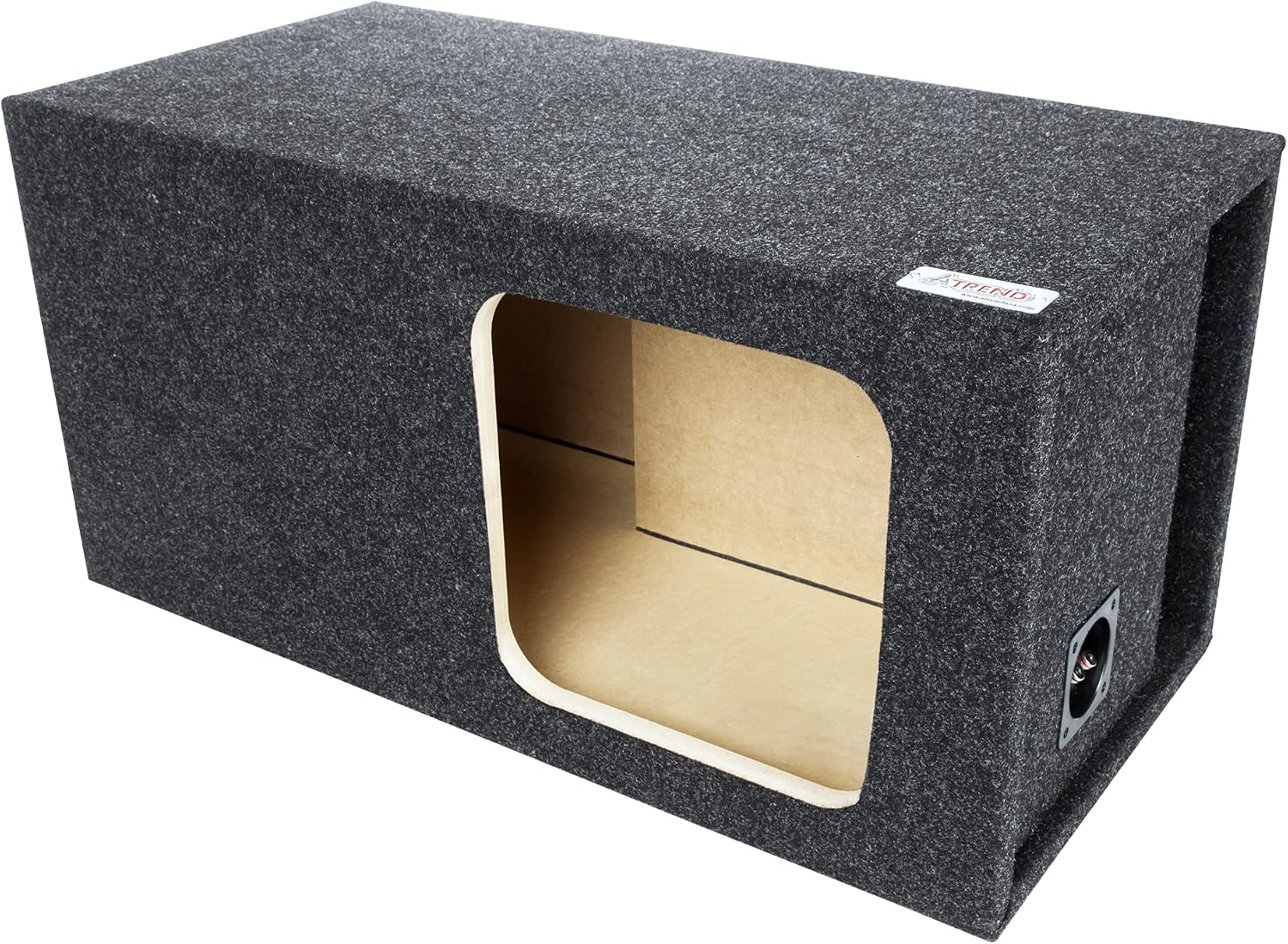 Atrend Bbox Single Vented 15 Inch Subwoofer Enclosure Engineered for Kicker Solo-Baric Model L5 & L7 Subwoofers - Car Subwoofer Boxes & Enclosures & Subwoofer Box Improves Audio Quality, Sound & Bass