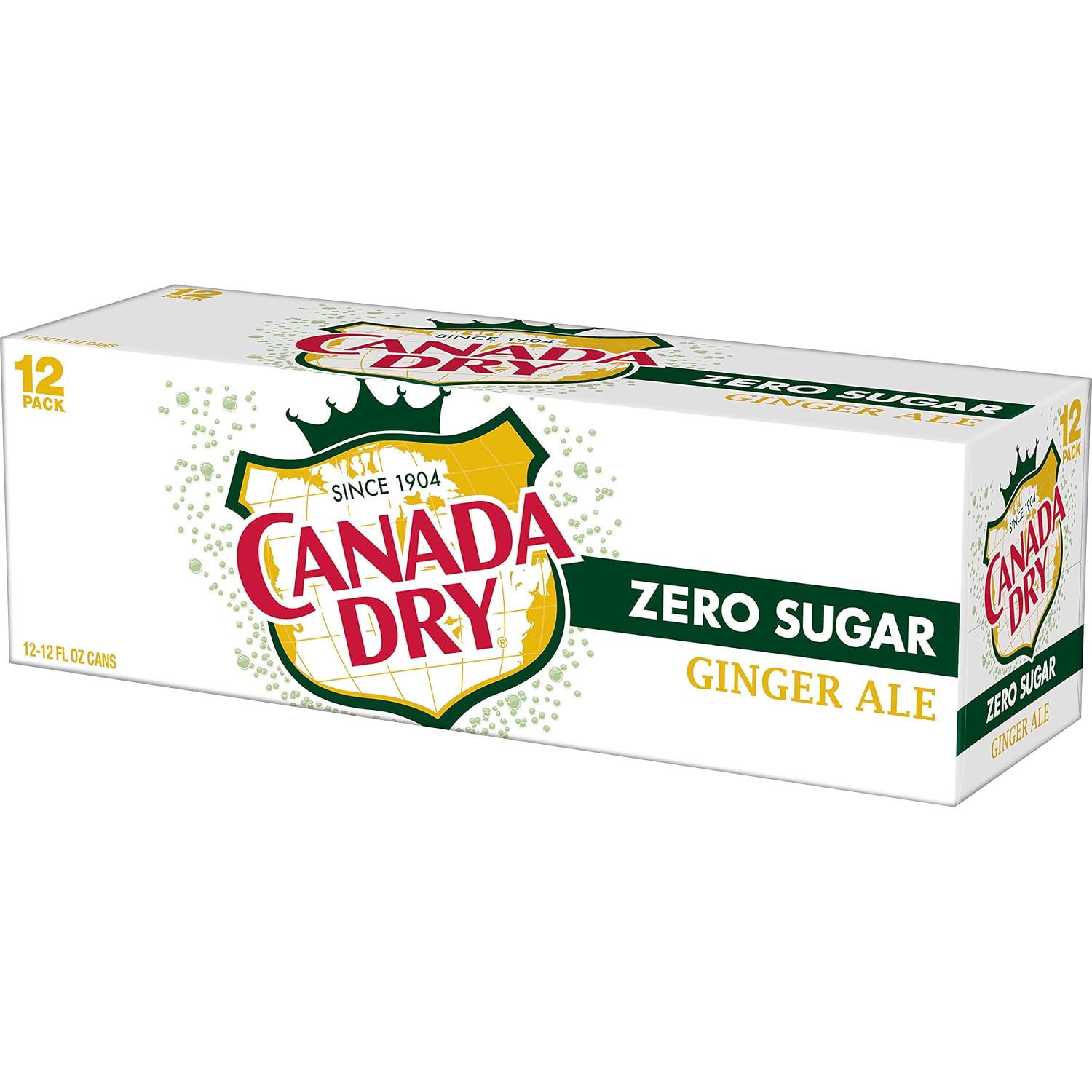 Canada Dry Ginger Ale Soda, 12 fl oz cans, 12 pack