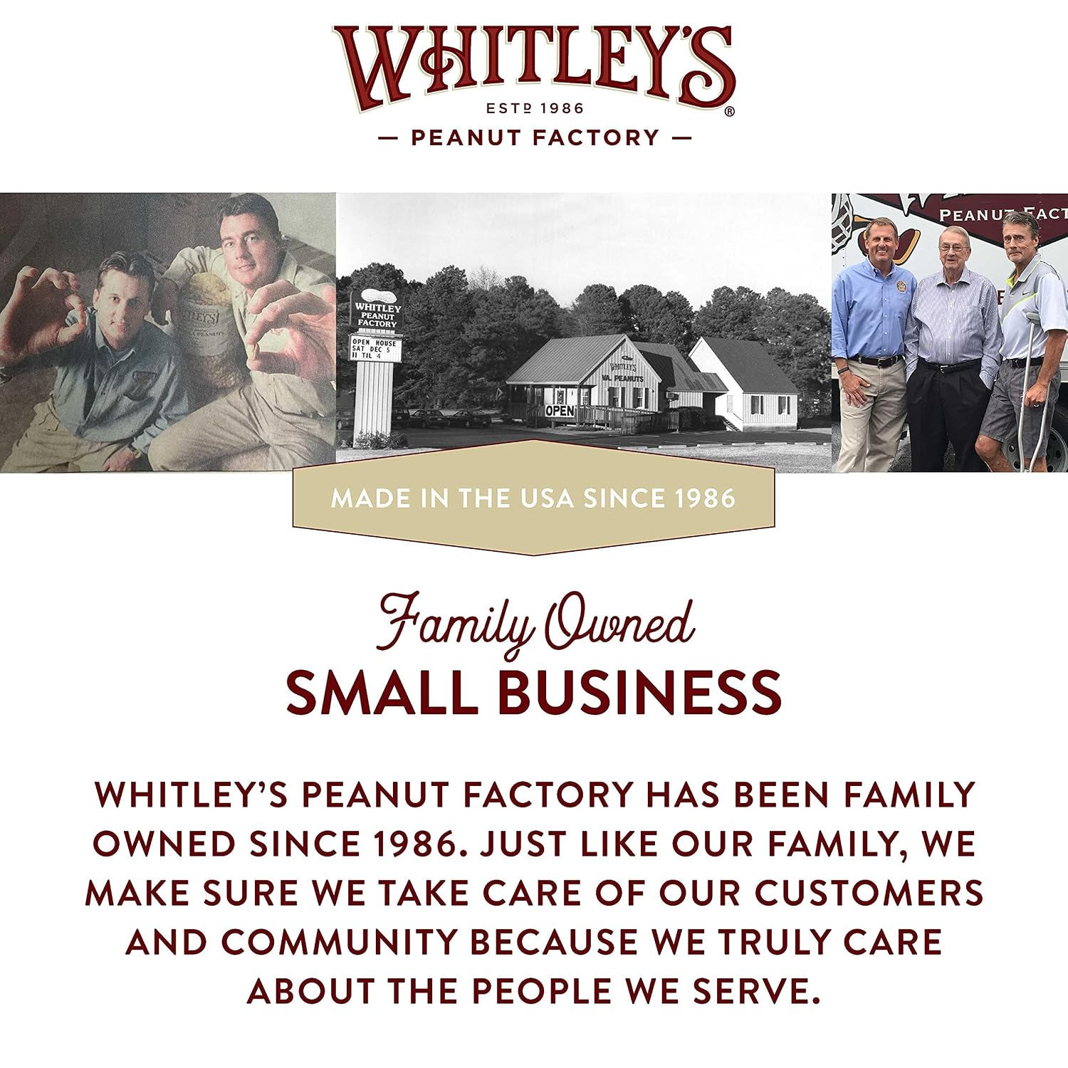Whitley’s Salted Virginia Peanuts, Super Extra Large, Home Cooked 40 oz | Small Batch Roasted, Hand Seasoned, Vacuum-Sealed Tin, Coconut & Peanut Oil, Gluten Free, Cholesterol Free, 2.5 Pounds