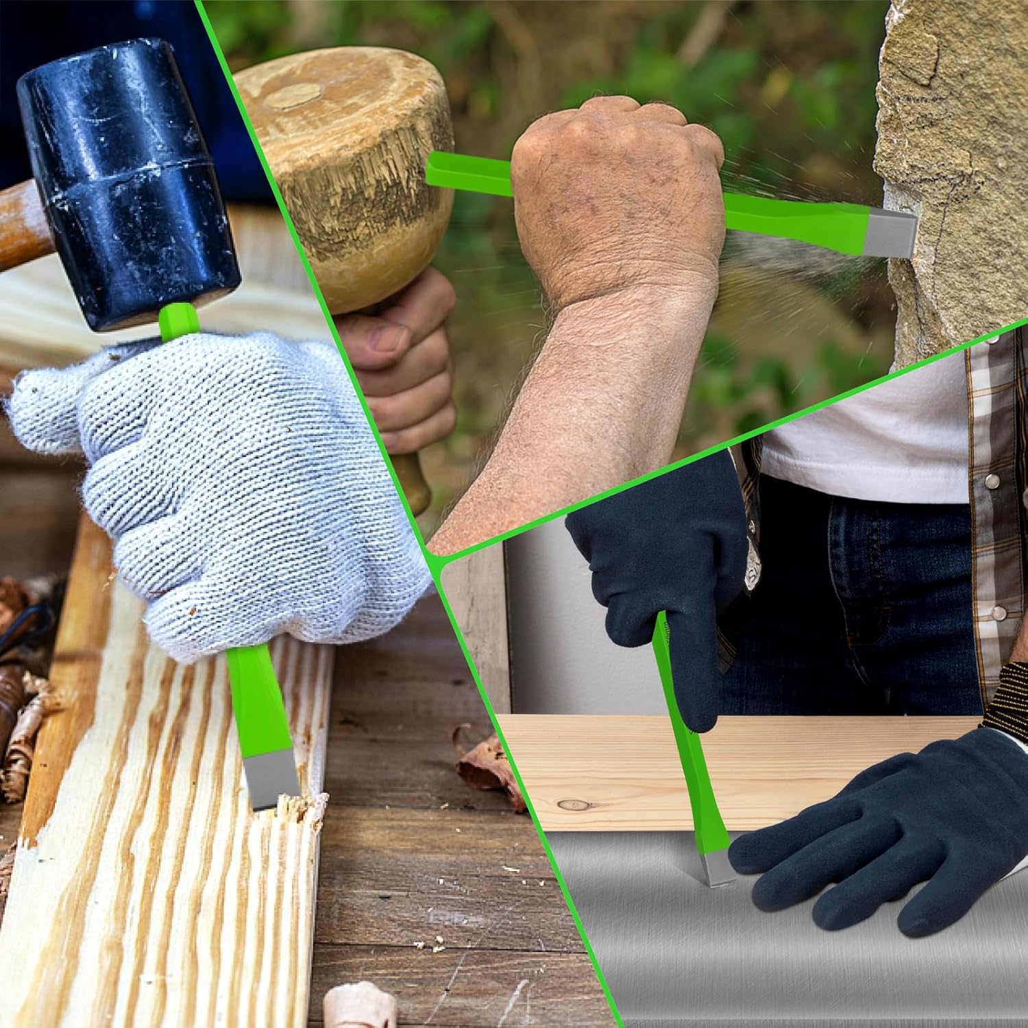 16-Piece Precision Punch & Chisel Set - Taper Punch, Pin Center Punch, Cold Chisels & Gauge for Versatile Applications