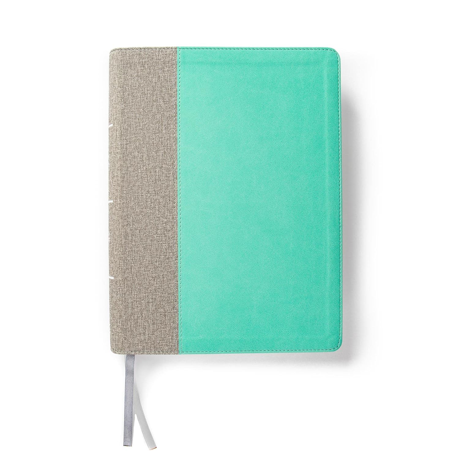CSB Lifeway Women's Bible, Gray/Mint LeatherTouch, Indexed, Black Letter, Single-Column, Wide-Margins, Devotions, Articles, Word Studies