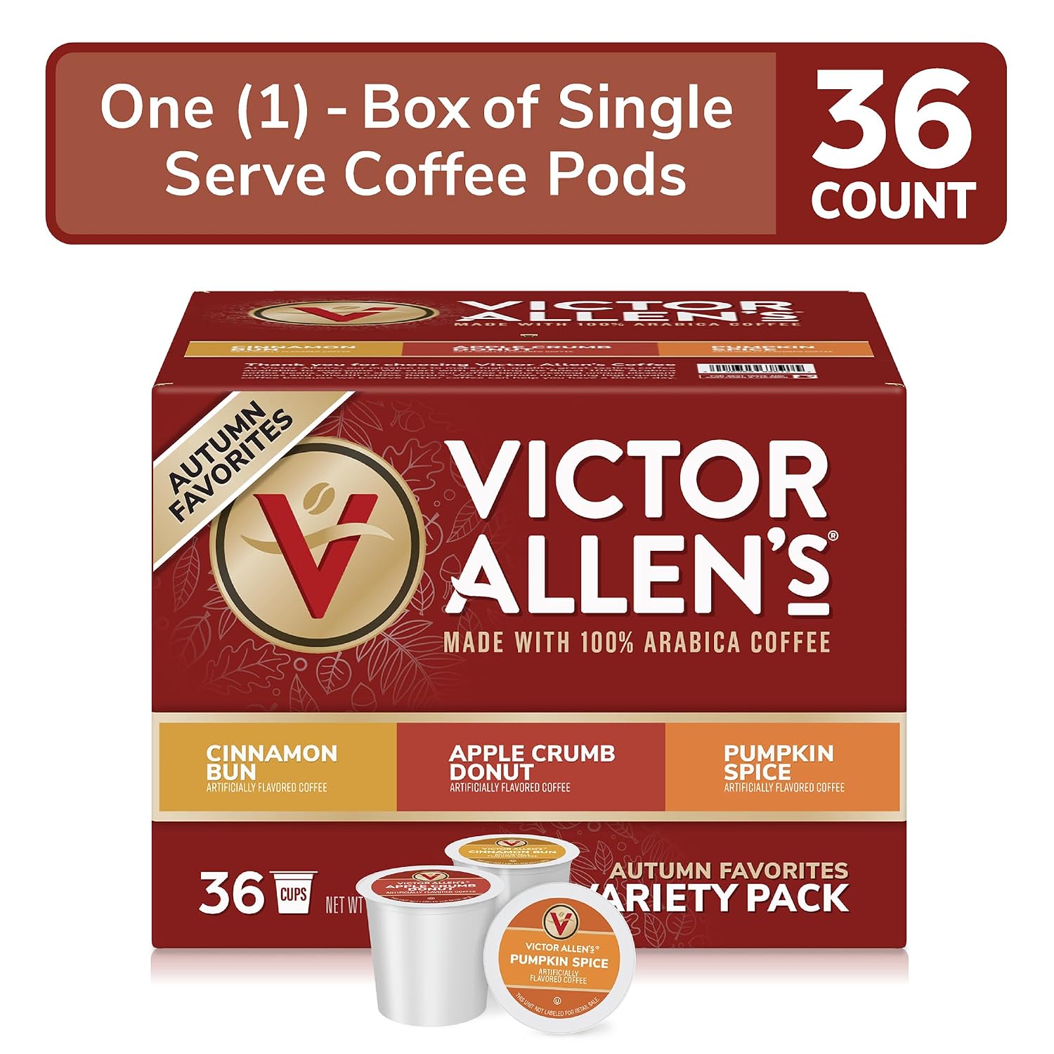 Flavored & Unflavored Coffee Variety Pack for K-Cup® Keurig 2.0® Brewers, 96 Count Victor Allen’s Coffee® Single Serve Coffee Pods