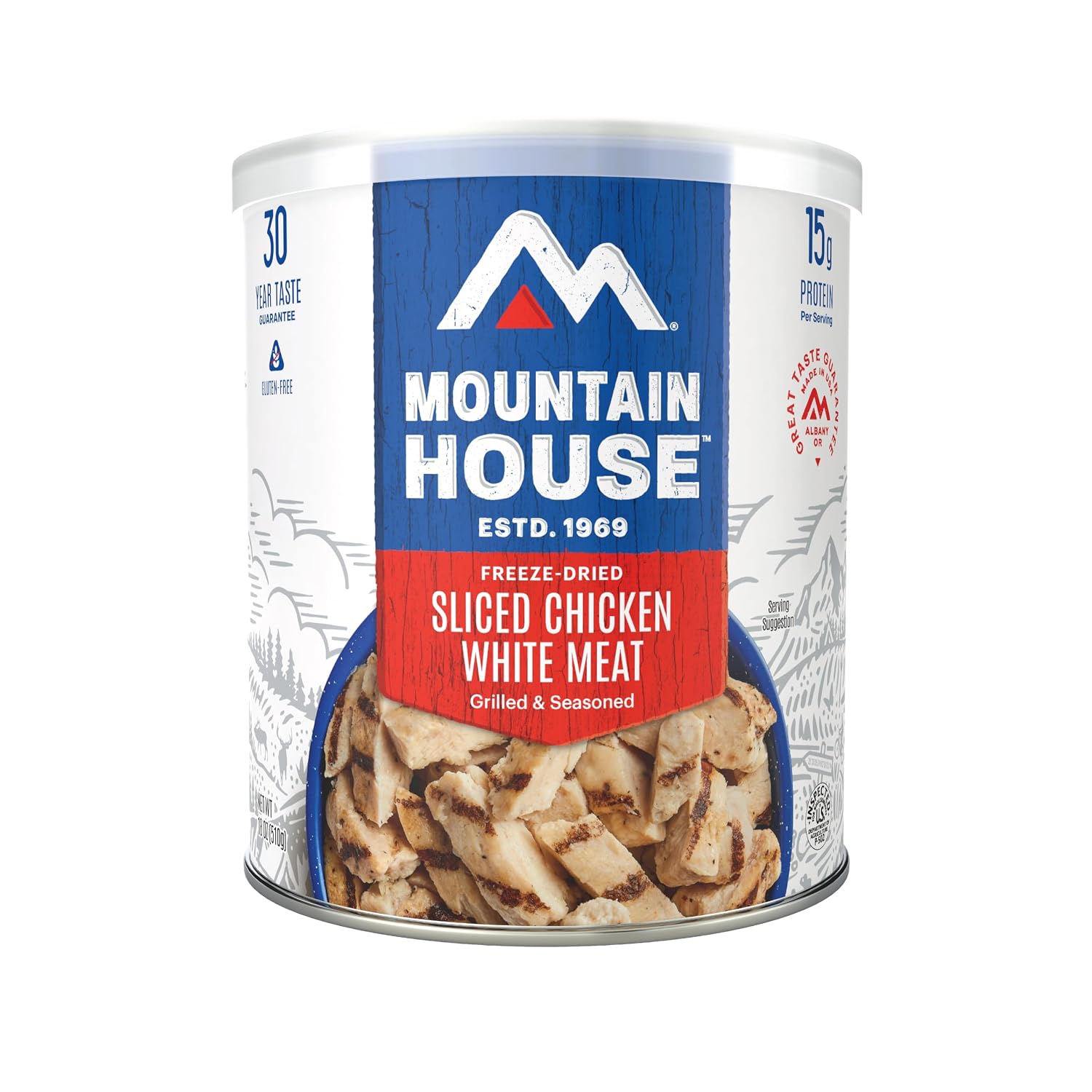 Mountain House Diced Beef | Freeze Dried Survival & Emergency Food | #10 Can | Gluten-Free, 30122