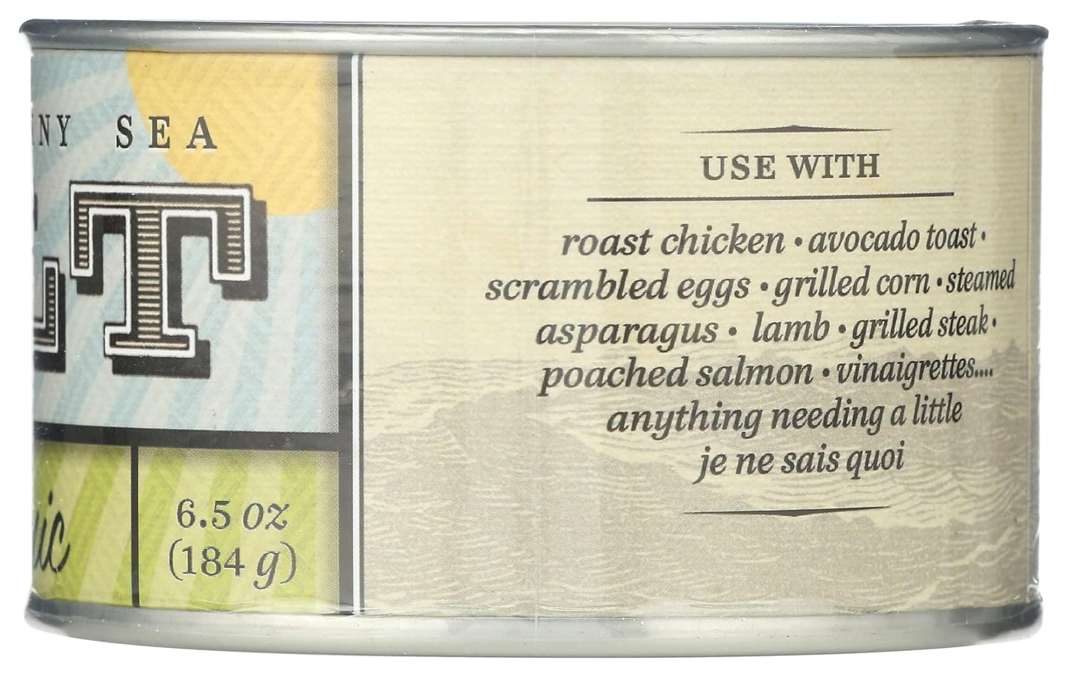 Beautiful Briny Sea, Sea Salt French Picnic, 6 Ounce