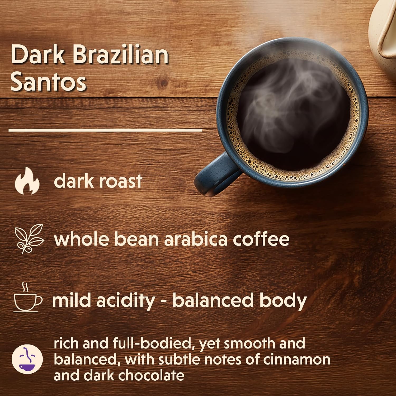 Coffee Bean Direct French Roast Papua New Guinea, Whole Bean, 5lb Bag | Dark Roast, Single Origin Arabica Coffee Beans