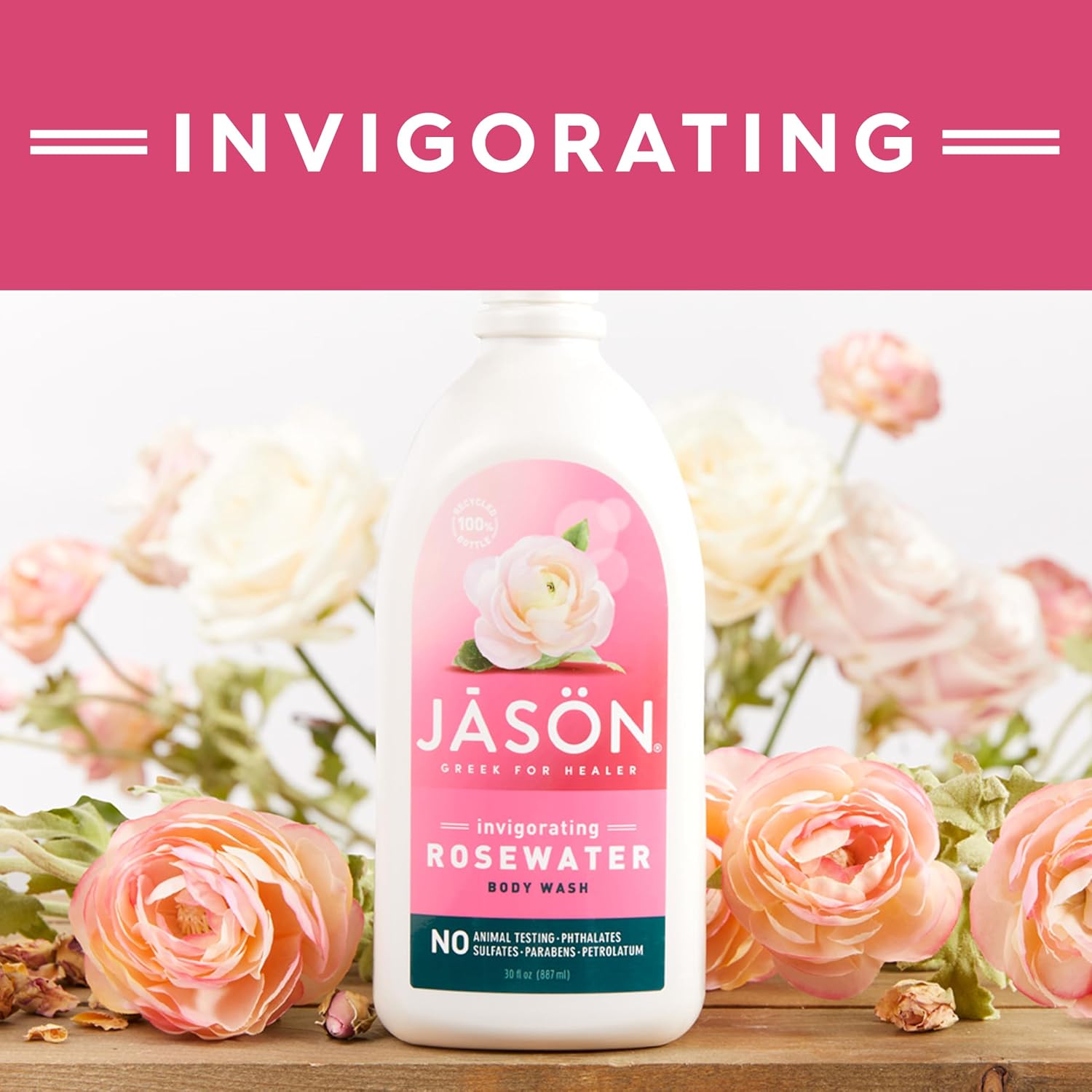 JASON Aloe Vera Shower Gel Body Wash - Soothing, Gentle Clean Feeling, 30 Fluid Ounces