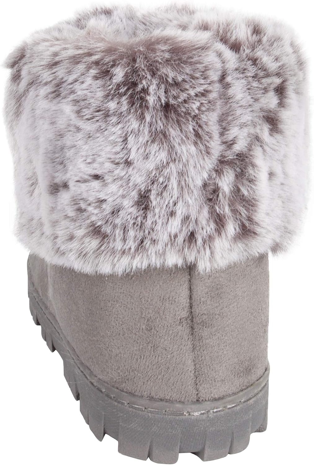 Jessica Simpson Women's and Girls Microsuede Super Soft Bootie Slippers with Indoor Outdoor Sole- Mommy & Me Set Options